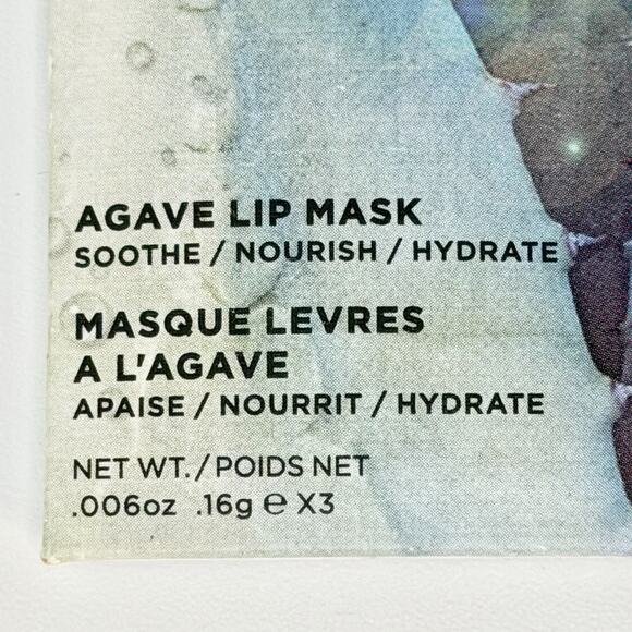 Bite Beauty Agave Lip Mask Soothe Nourish Hydrate Travel 3 x .06 oz .16g New - Picture 4 of 7